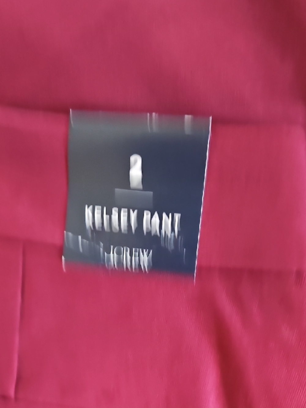 J. Crew Factory Raspberry-Red Cropped Flare Kelsey Pants - Picture 4 of 6
